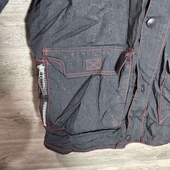 Champion Vintage NHL Detroit Red Wings Logo Embroidered Jacket Large Very Warm - Picture 9 of 16